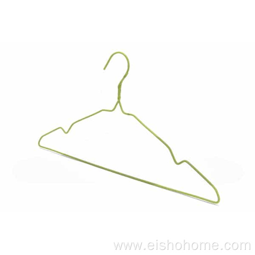 EISHO Colorful Wire Laundry Hangers with Notches